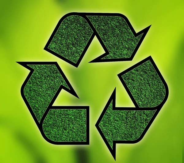 Σύμβολο ανακύκλωσης — Φωτογραφία Αρχείου