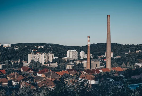 Pohled Důlní Město Komlo Východní Evropu Maďarsko — Stock fotografie