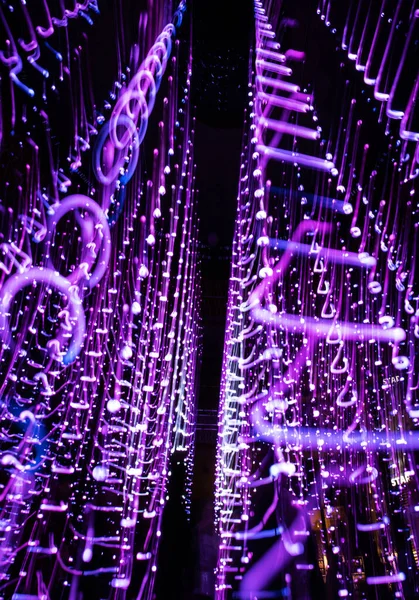 Purple Color Abstract Artistic Lights — Zdjęcie stockowe