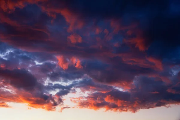Colorful Cloudscape Storm Sunset — 스톡 사진