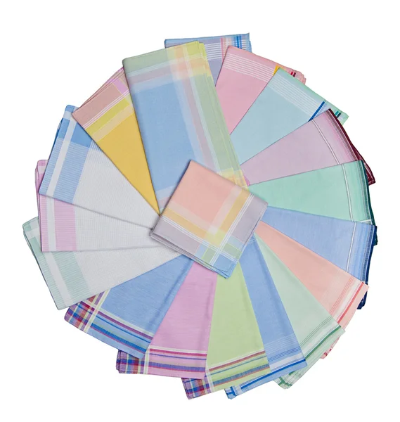 Large Set of many handkerchiefs — Stock Photo, Image