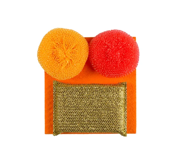 Sponges over white — Stock Photo, Image