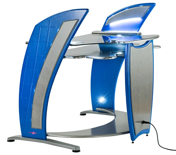 Modern computer desk or workstation — Stock Photo, Image