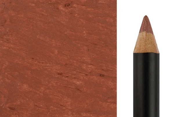 Makijaż ołówek z próbki obrysu — Zdjęcie stockowe
