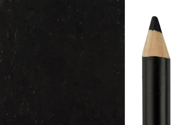 Make-up tužka přeškrtnuté vzorku — Stock fotografie