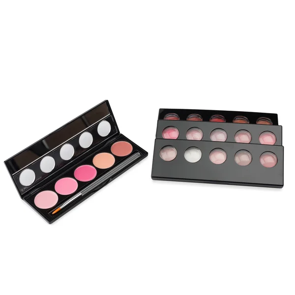 Make-up palettes isolated — Stock Photo, Image