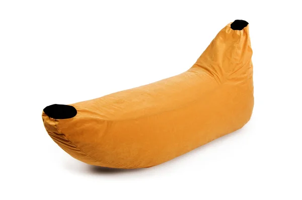 Beanbag miły i miękki w kształcie banana — Zdjęcie stockowe