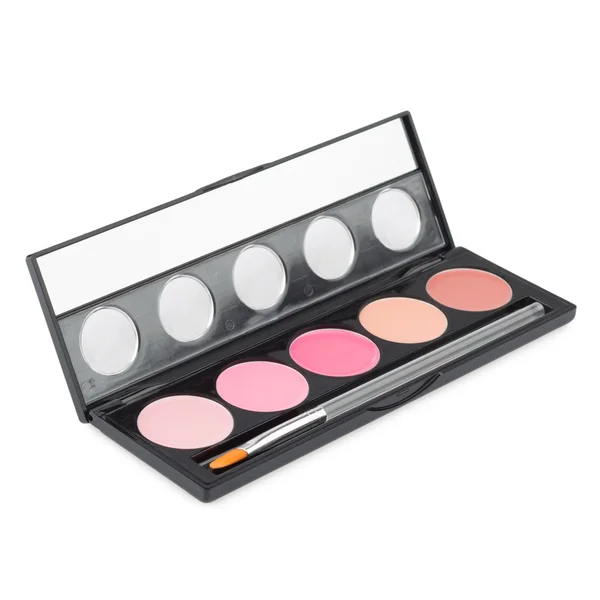 Make-up palet geïsoleerd — Stockfoto
