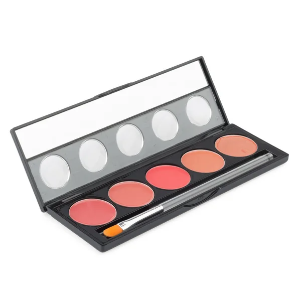 Paleta de maquillaje aislada — Foto de Stock