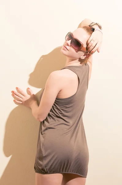 슬림 패션 모델 — 스톡 사진