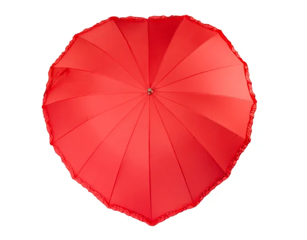 Parapluie en forme de coeur — Photo