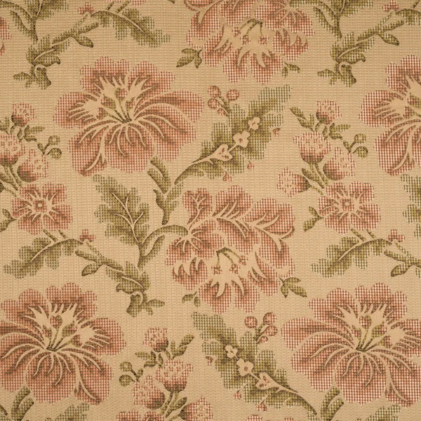 Fabric background with floral pattern — Stock Photo, Image