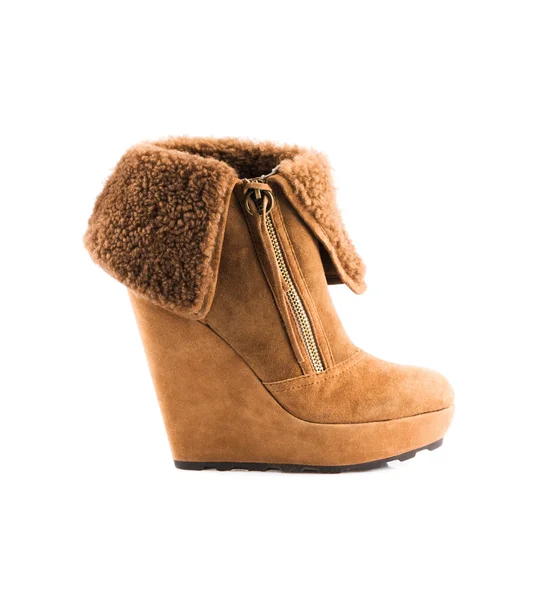 Modieuze vrouwen winter boot — Stockfoto