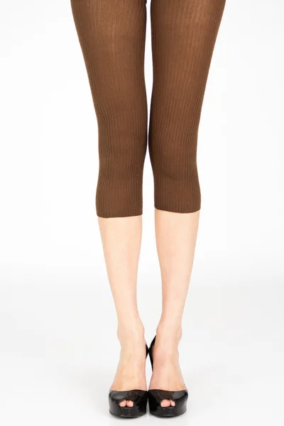 Long slim female legs — Stock Photo, Image