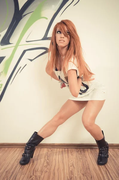 Cool bailarina de hip-hop —  Fotos de Stock