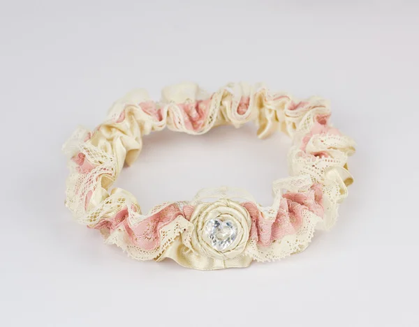 Garter of the bride — Stock Photo, Image