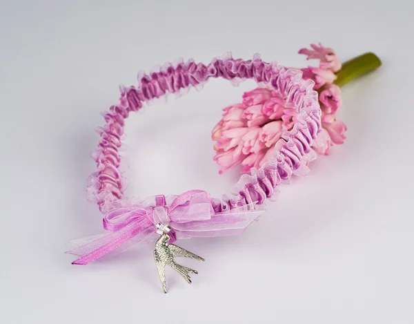 Garter of the bride — Stock Photo, Image