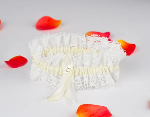 Garter of the bride — Stock Photo, Image