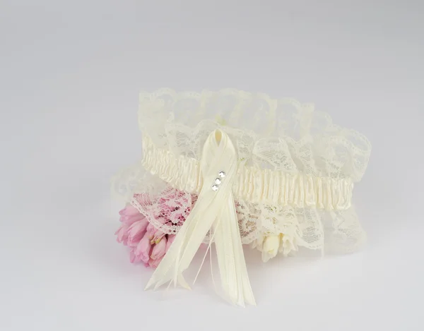 Garter of the bride — Stock Photo, Image