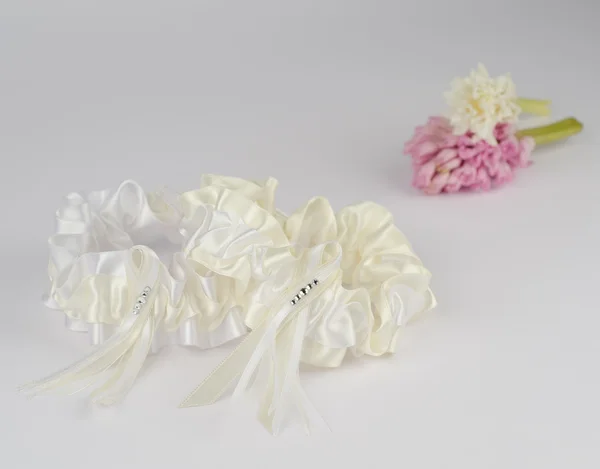 Garter of the bride — Stock Photo, Image