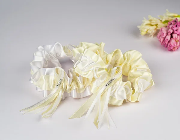 Garter of the bride — Stock Photo, Image