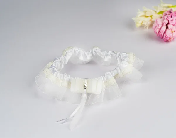 Garter of the bride — Stock Photo, Image