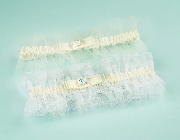 Garter of the bride — Stock Photo, Image