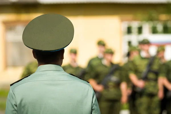 Comandante do exército russo — Fotografia de Stock