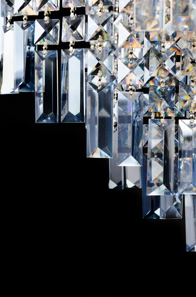 現代ガラス シャンデリア フラグメント — ストック写真