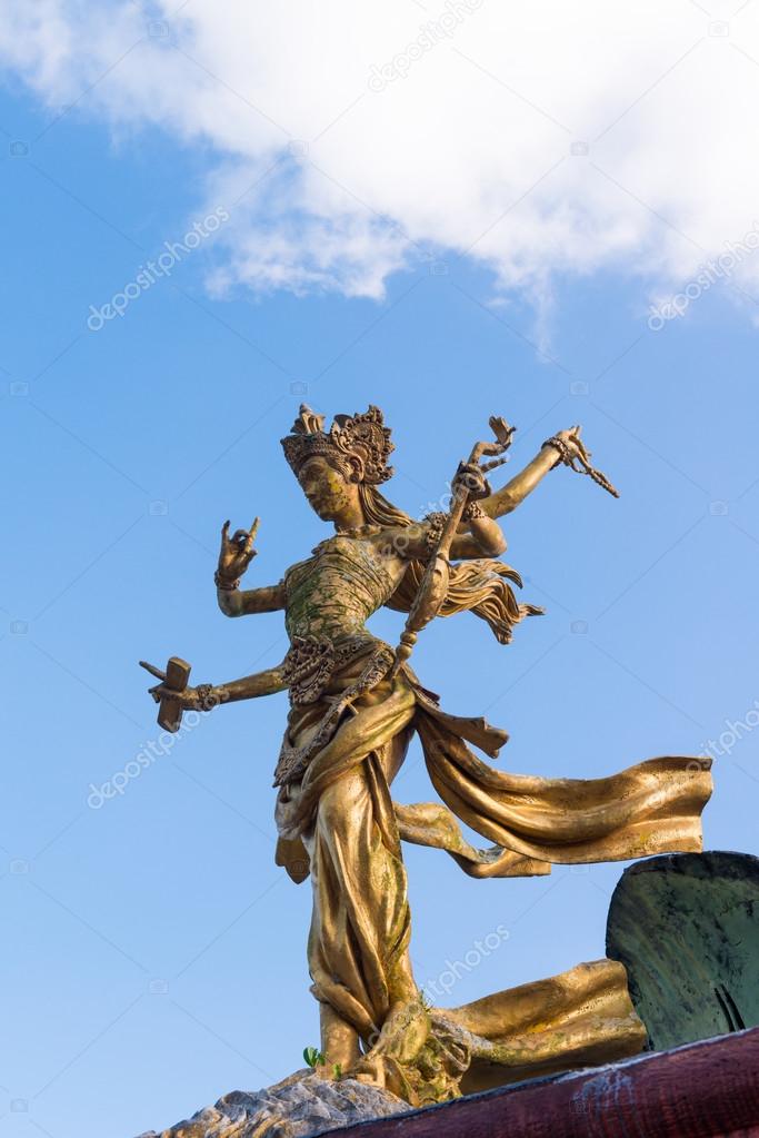 Bali goddes of dance statue