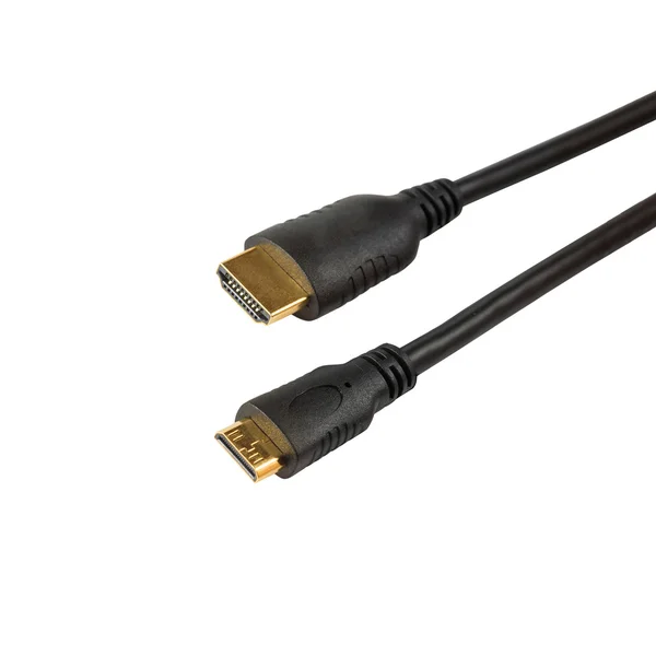 HDMI kabel izolované na bílém — Stock fotografie