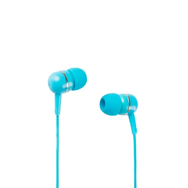 Blaue Kopfhörer — Stockfoto