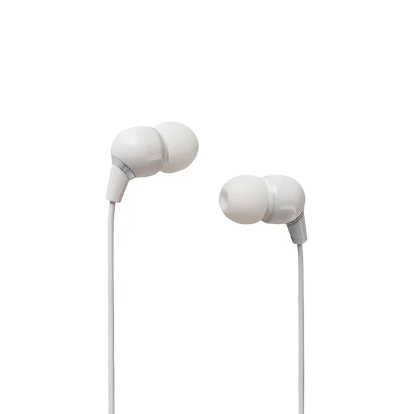 Auriculares blancos —  Fotos de Stock