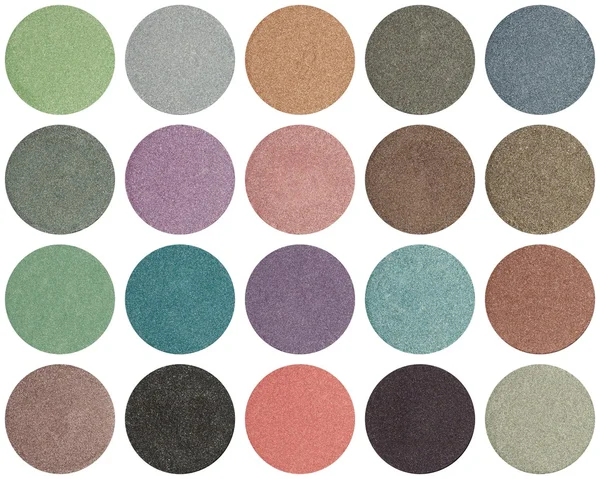 Palette of colorful eye shadows — Stock Photo, Image