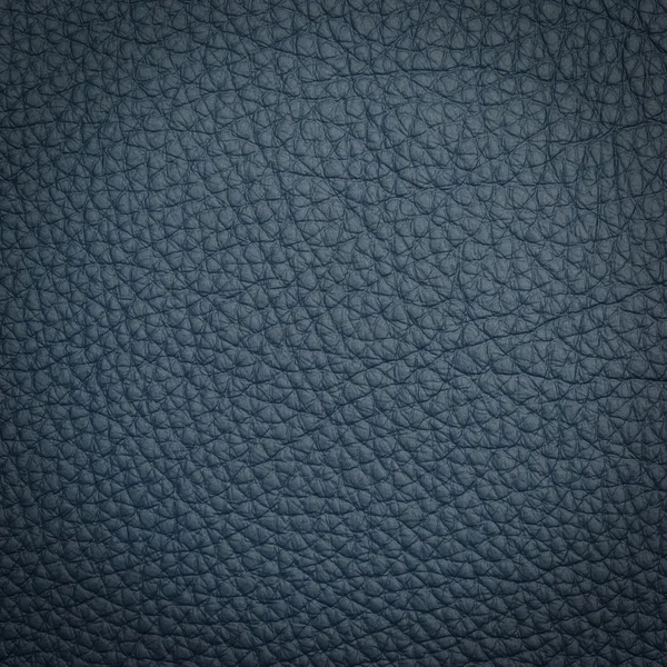 Blue leather macro shot — Stock Photo, Image