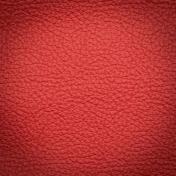 Red leather macro shot — Stock Photo, Image