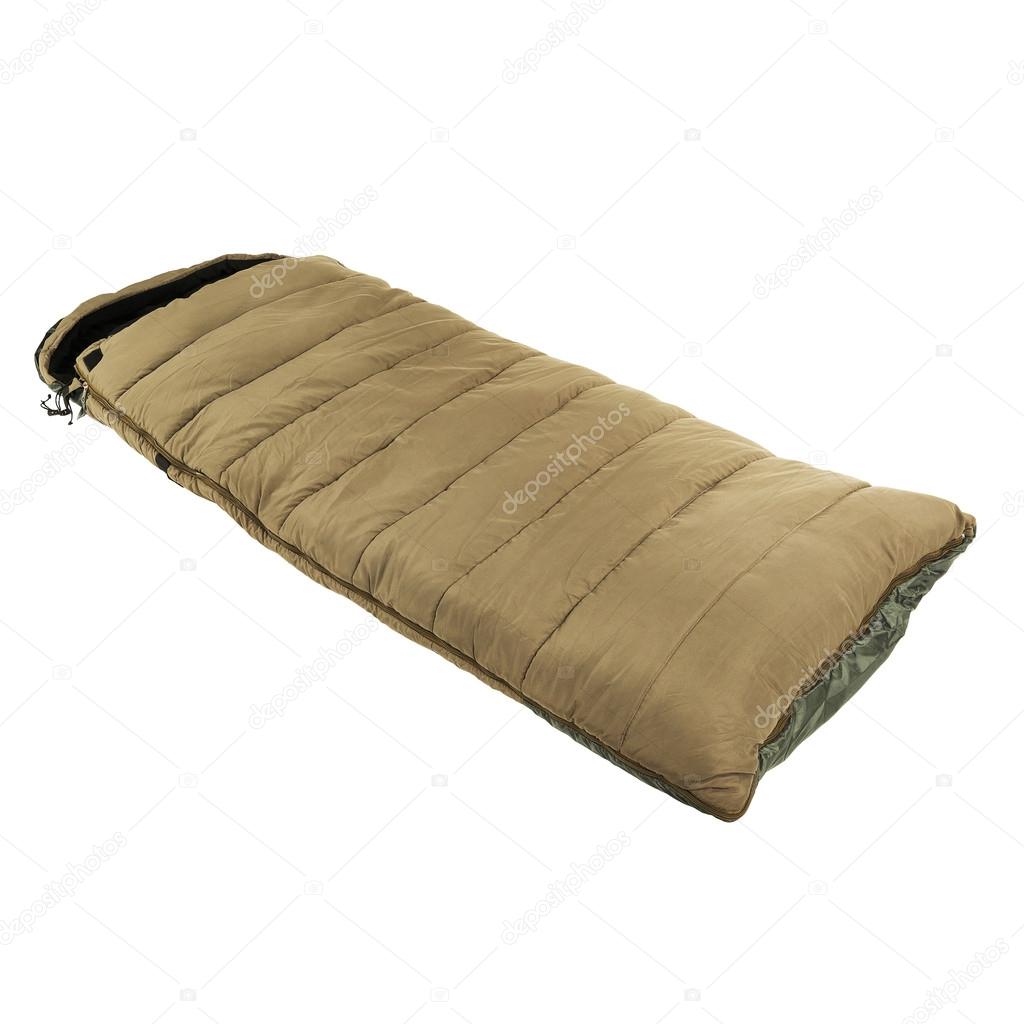 Sleeping bag isolated