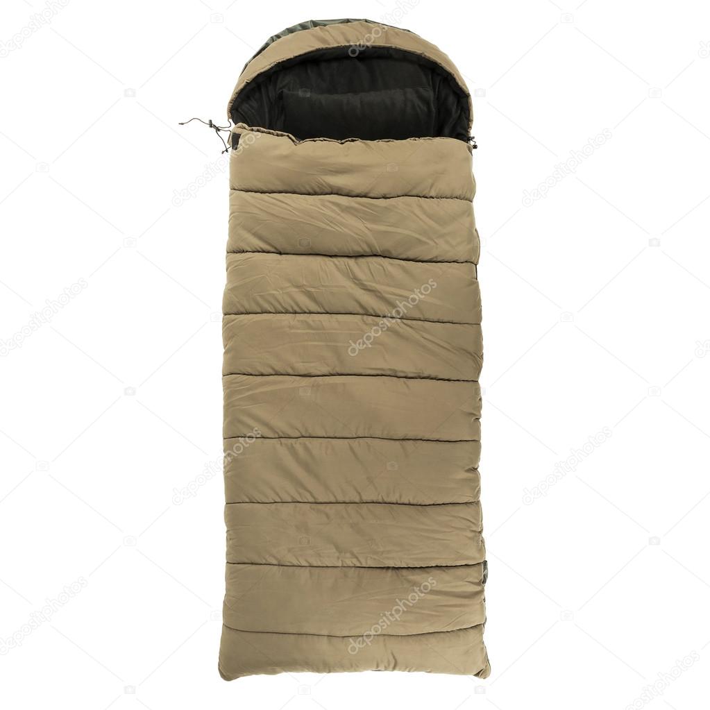 Sleeping bag isolated