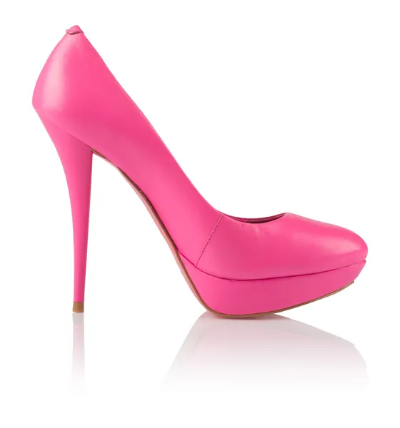 Модне рожеве жіноче взуття — стокове фото