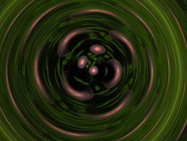 Hayali fraktal arkaplan resmi