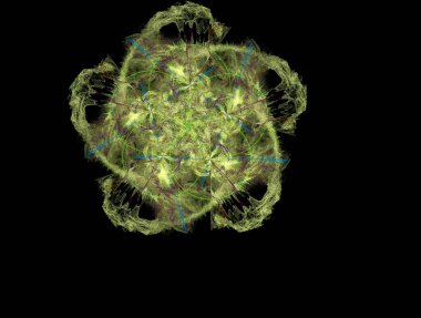 Hayali fraktal arkaplan resmi