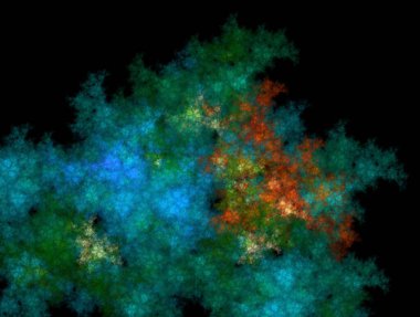 Hayali fraktal arkaplan resmi