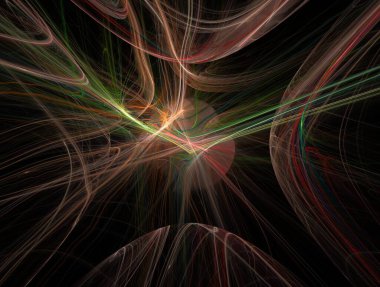 Hayali fraktal arkaplan resmi