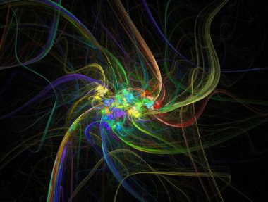 Hayali fraktal arkaplan resmi