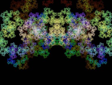 Hayali fraktal arkaplan resmi