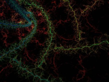 Hayali fraktal arkaplan resmi