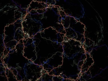 Hayali fraktal arkaplan resmi