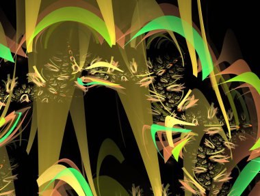 Hayali fraktal arkaplan resmi