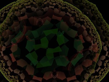 Hayali fraktal arkaplan resmi