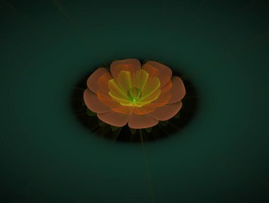 Hayali fraktal arkaplan resmi